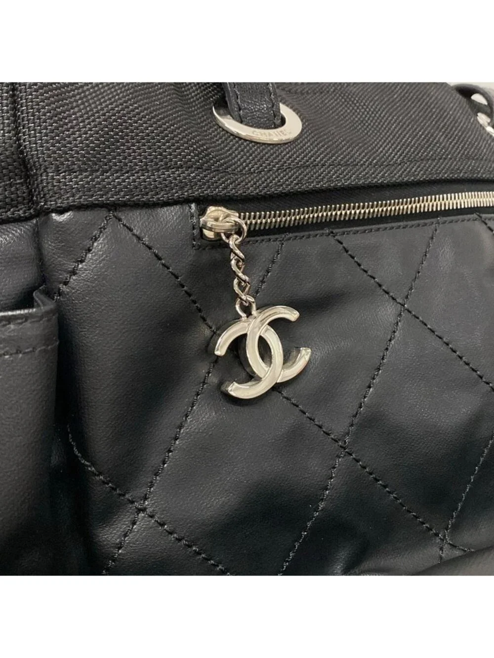 Chanel Tote Bag Paris Biarritz GM Black